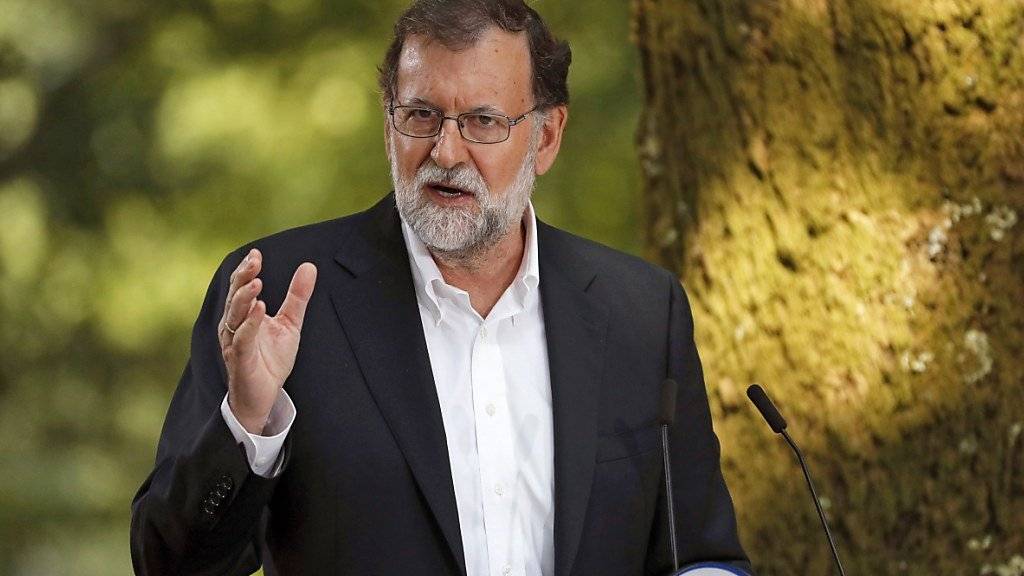 «Das letzte, was die Katalanen nun wünschen»: Spaniens Ministerpräsident Mariano Rajoy ist weiter gegen eine Abstimmung in Katalonien über die Abspaltung von Spanien.
