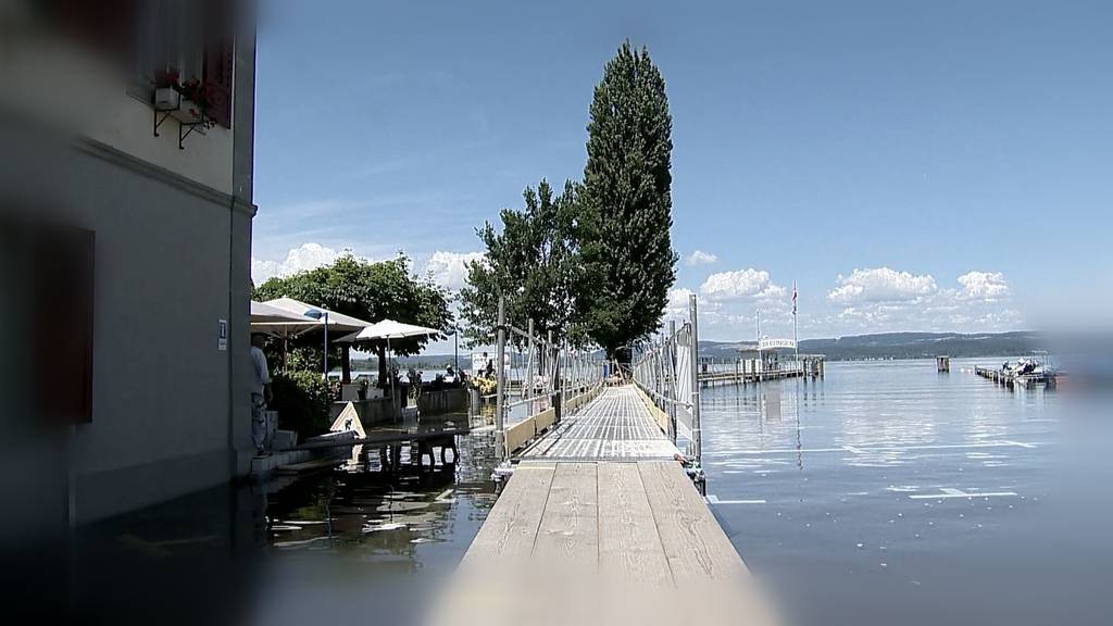 Hochwasser am Untersee: Stefan Oehler