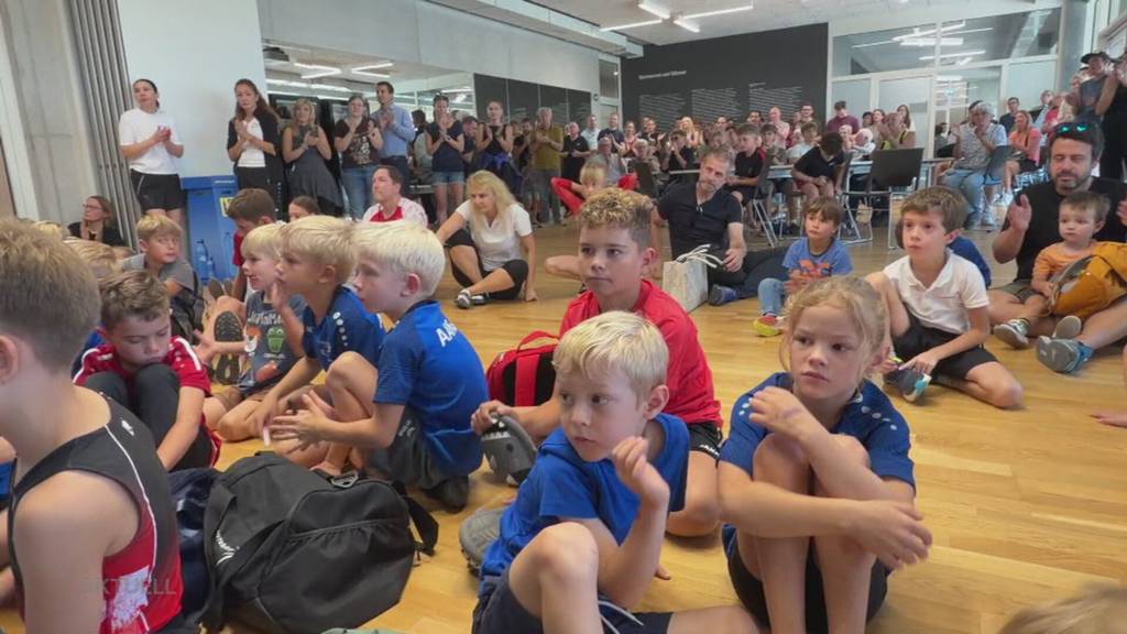 Kunstturn-EM: Bronze Herrenteam wird in Lenzburg empfangen