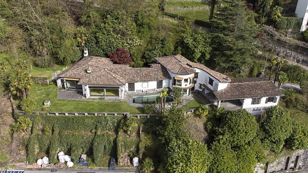 Die Villa von Pierin Vincenz in Morcote wurde am Donnerstag in Mendrisio zwangsversteigert.