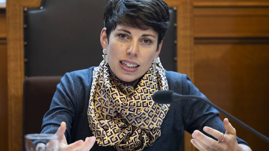 Für sie noch nicht der richtige Moment für eine Bundesratskandidatur: die Genfer Grüne Lisa Mazzone im Ständerat. (Aufnahme vom September 2023)