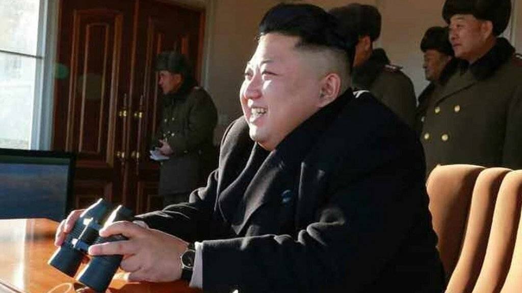 Nordkoreas Machthaber Kim Jong Un: Um Devisen ins Land zu bringen, schickt er laut UNO mehr als 50'000 Bürger als Zwangsarbeiter ins Ausland. (Archivbild)