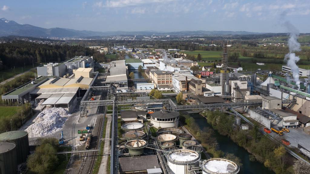 Das Gelände der CPH in Perlen LU, auf dem sich auch der ausgegliederte Papierbereich befindet. (Archivaufnahme)