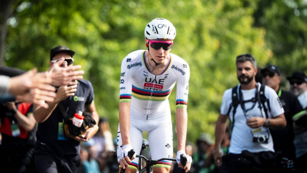 Auf ihn sind alle Augen gerichtet: Tadej Pogacar will in Kigali im Strassenrennen seinen WM-Titel von Zürich 2024 verteidigen