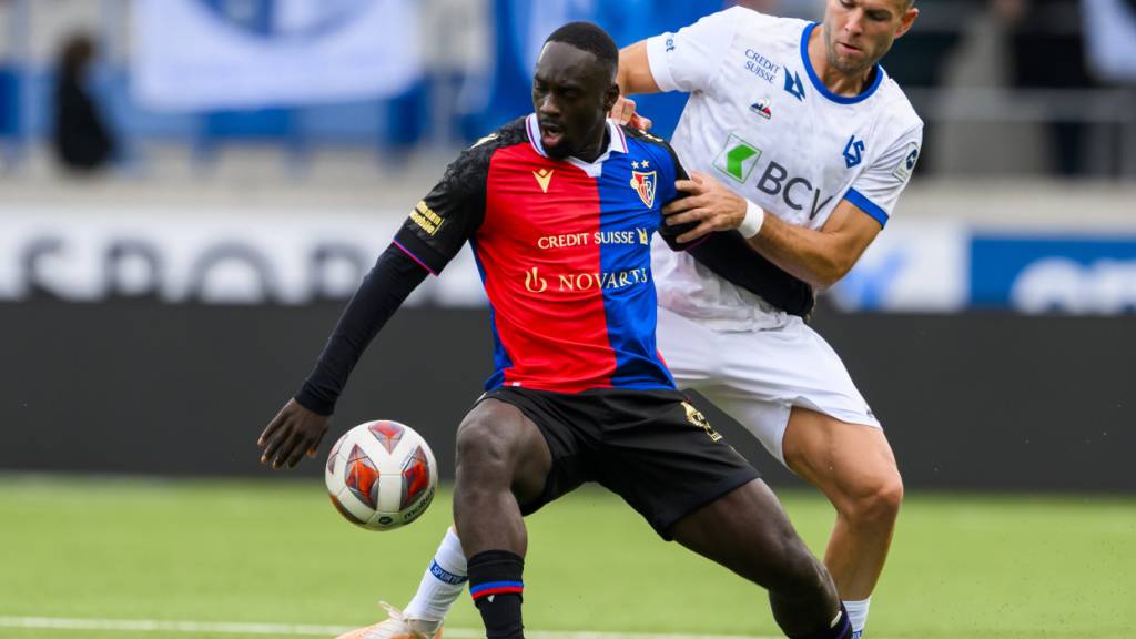 Jean-Kévin Augustin im Oktober 2023 im Trikot des FC Basel