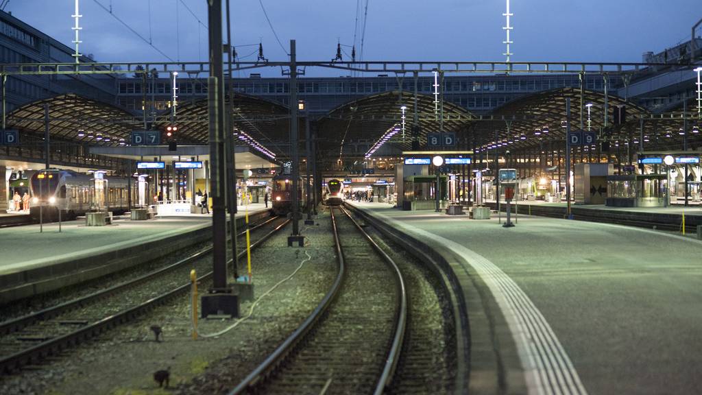 Bahnverkehr im Bahnhof Luzern beeinträchtig