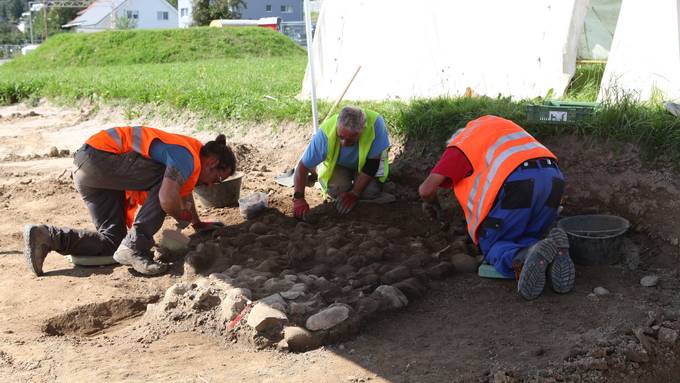 Überreste aus der Bronzezeit: Freiwillige graben im Aargau