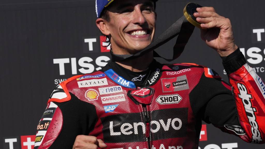Marc Marquez feiert seinen Sprintsieg beim GP von San Marino