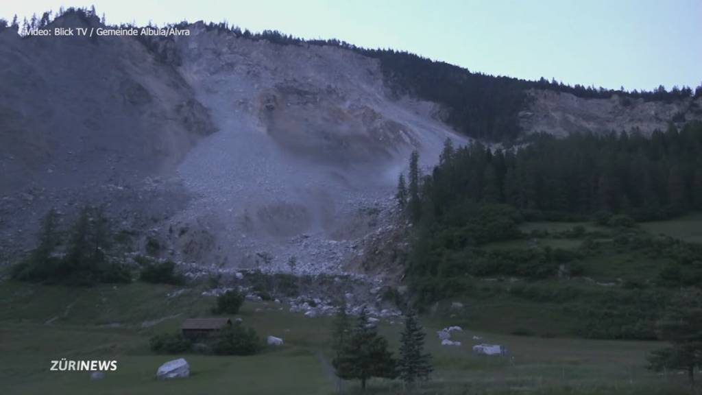 Grosser Felsrutsch in Brienz