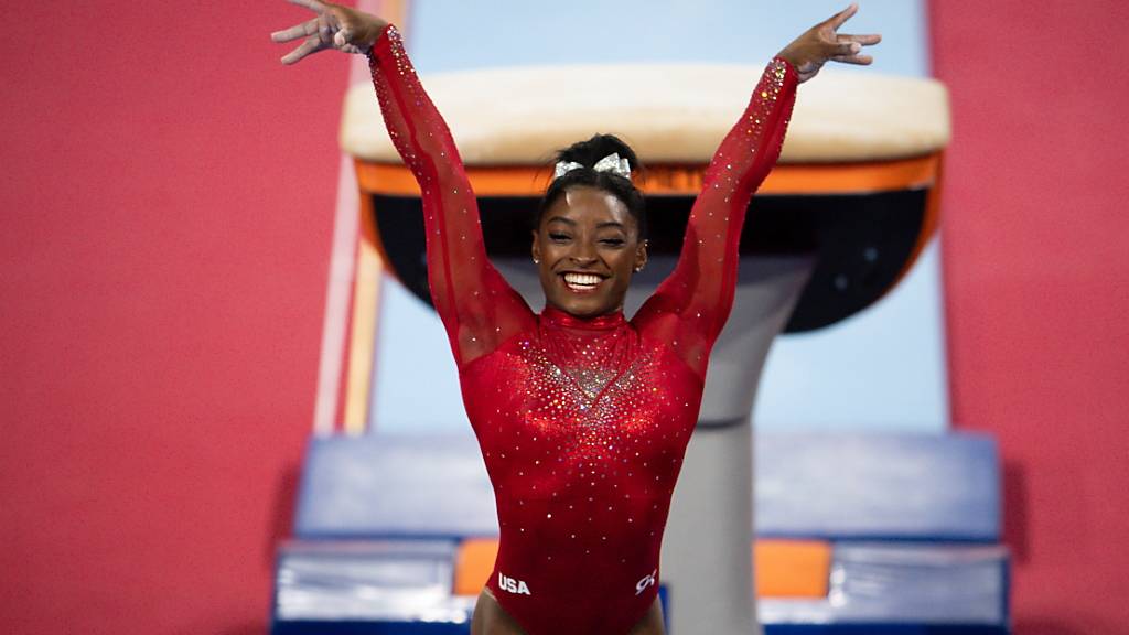 Simone Biles durfte sich über ihre 17. WM-Goldmedaille freuen