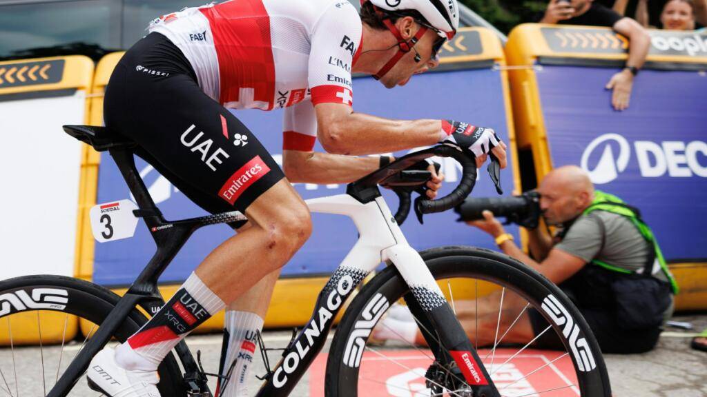 Jan Christen im Trikot des Schweizer Strassen-Meisters