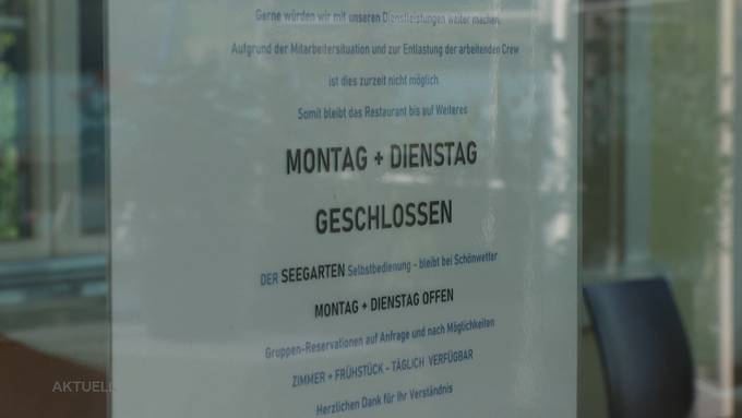 Mehr Ruhetage als geplant: Den Beizen im Aargau fehlt das Personal