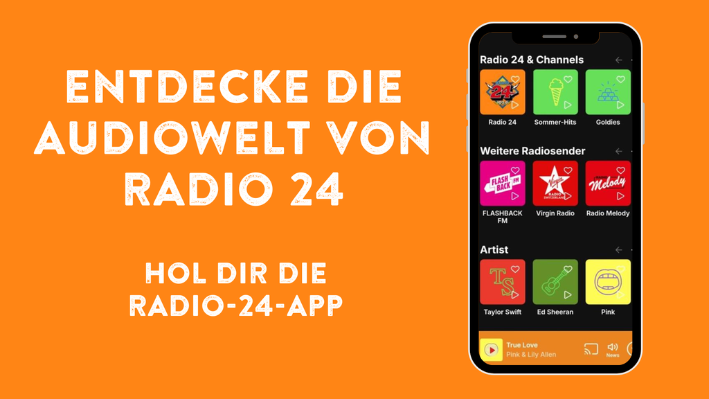 Über 20 Musikchannels für jeden Geschmack
