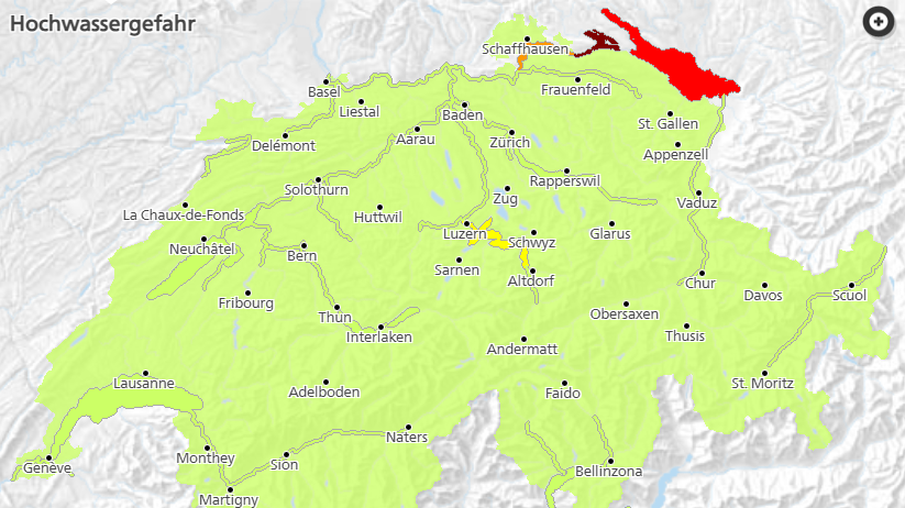 Hochwasser Gefahrenkarte