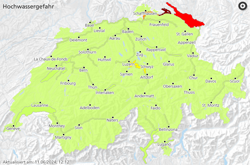 Hochwasser Gefahrenkarte