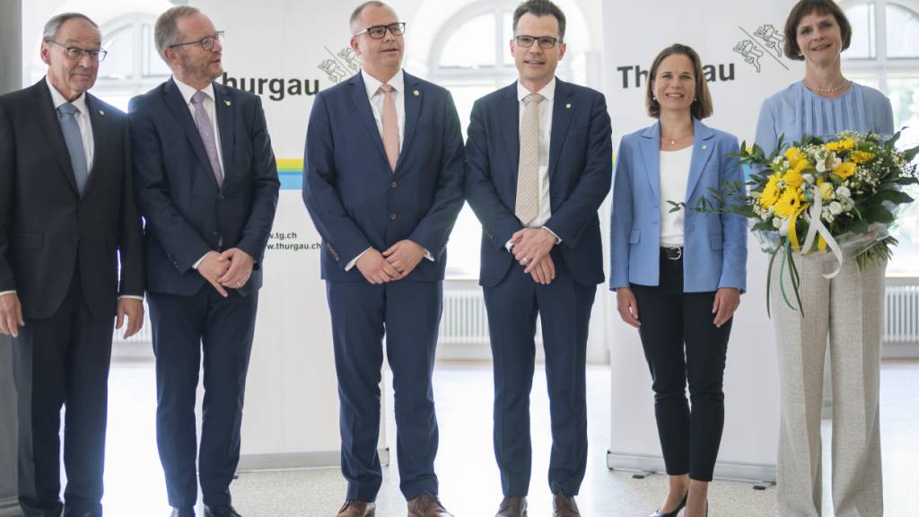 Der seit Mai 2025 neu zusammengesetzte Thurgauer Regierungsrat hat eine Zwischenbilanz seiner Tätigkeit veröffentlicht. (Archivbild)