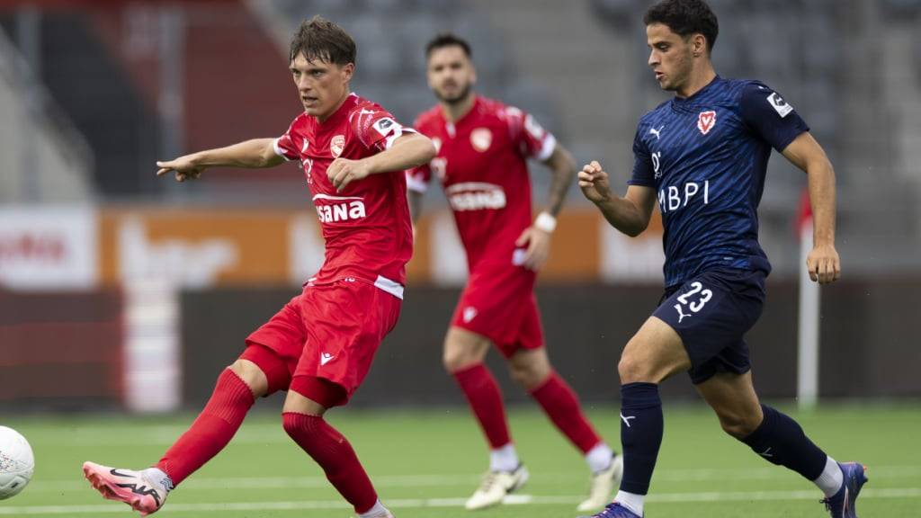 Auch dank Doppeltorschütze Fabrizio Cavegn (links) gewinnt der FC Vaduz zum 51. Mal den liechtensteinischen Cup