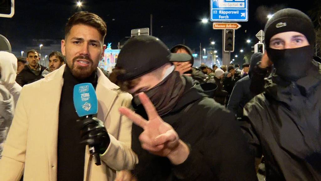 TeleZüri-Reporter kämpft an Silvester mit Störenfrieden