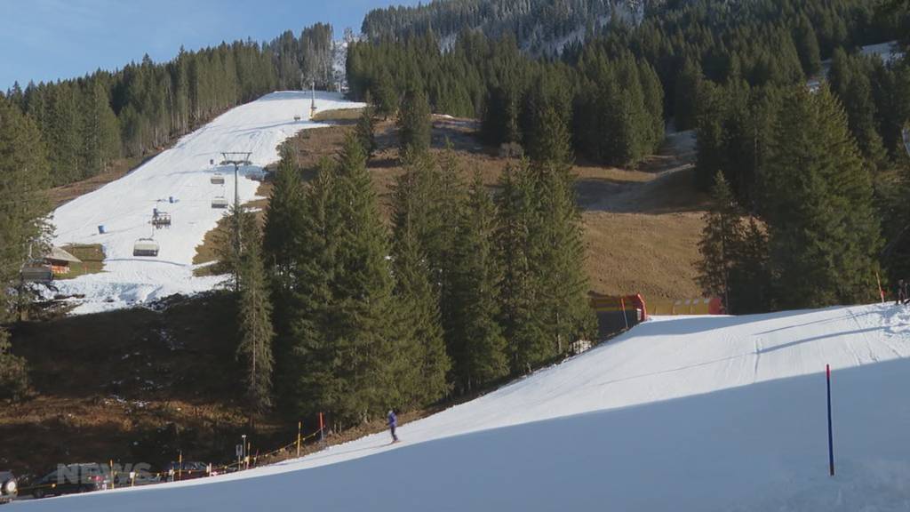 Trotz wenig Schnee zufrieden