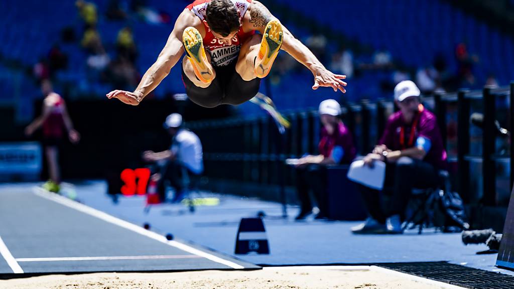 Simon Ehammer glänzt in Rom mit 8,41 m in der Qualifikation