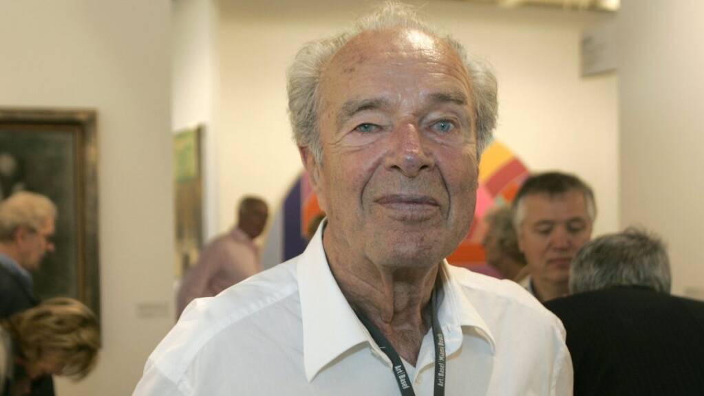 Ernst Beyeler 2007 an der Art Basel, die 1969 mitgegründet hat.
