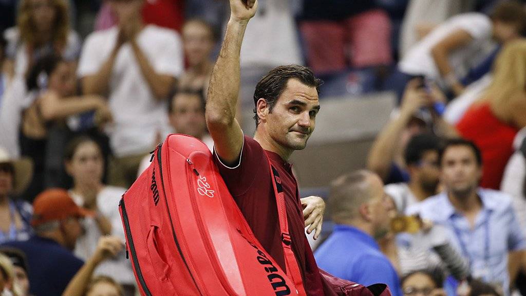 Roger Federer muss sich überraschend früh vom New Yorker Publikum verabschieden