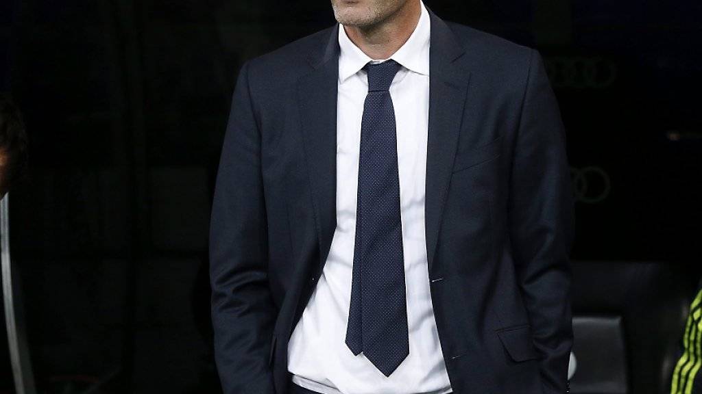 Plant vorerst offenbar nicht mit neuen Spielern: Real Madrids Trainer Zinédine Zidane