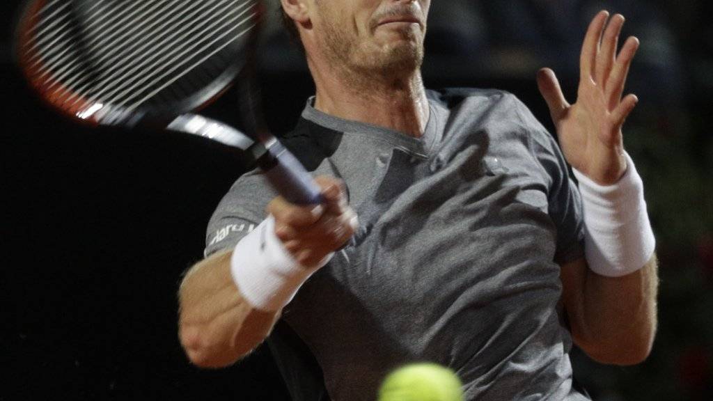Findet seine Topform nicht mehr: Andy Murray scheiterte in Rom in seinem ersten Spiel an Fabio Fognini