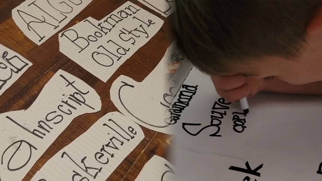 Hochbegabt: Fünfjähriger zeichnet dutzende Schriftarten