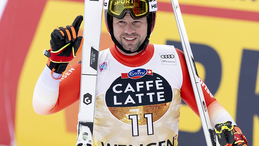 Beat Feuz - nunmehr am Mikrofon statt auf der Rennpiste