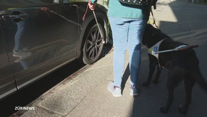 Zwischen E-Trottis und leisen Autos: So schwierig ist Zürich für Sehbehinderte 