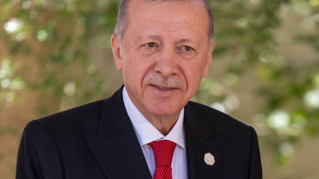 ARCHIV - Recep Tayyip Erdogan, Präsident der Türkei im Juni 2024. Foto: Michael Kappeler/dpa