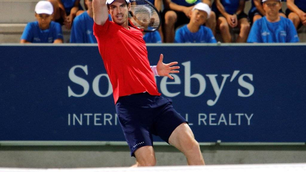 Auch im Einzel wieder erfolgreich: Andy Murray beim Rafa Nadal Open auf Mallorca im Einsatz