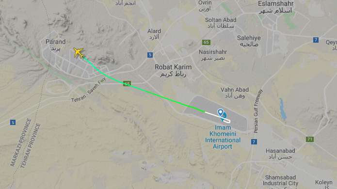Passagierflugzeug im Iran abgestürzt