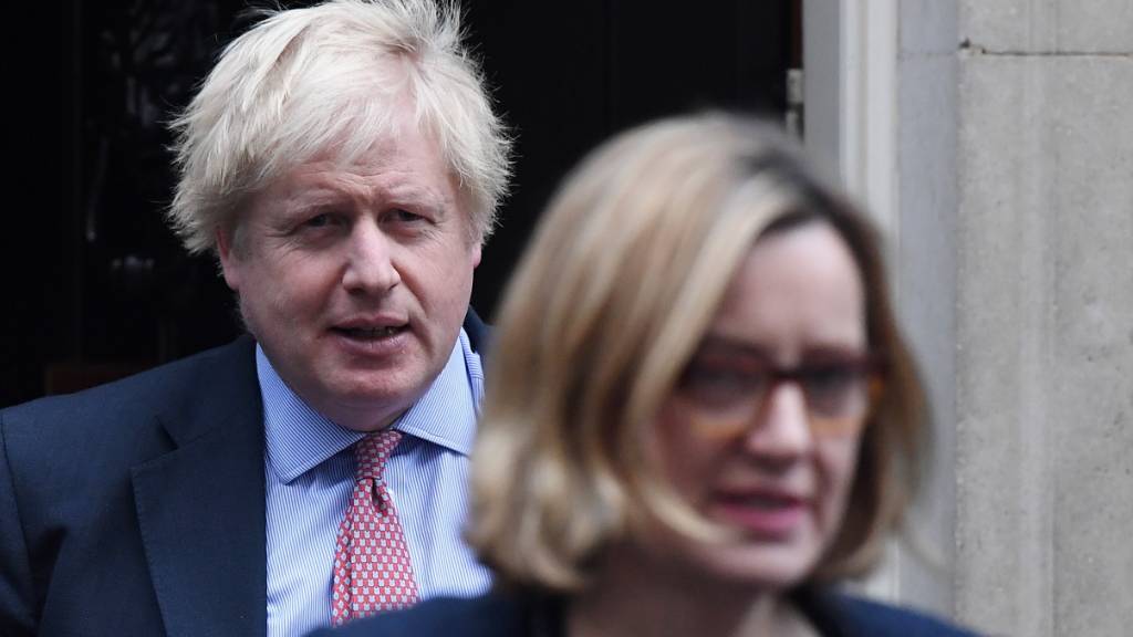 Nach dem Rücktritt von Arbeitsministerin Amber Rudd wird in Grossbritannien gerätselt, wie sich Premierminister Boris Johnson um eine weitere Brexit-Verschiebung drücken will. (Archivbild)