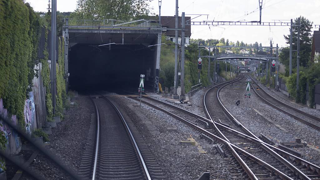 Der Zimmerberg-Basistunnel 1 soll mit einem zweiten Tunnel auf der Strecke Zürich-Zug ergänzt werden. (Archivbild)