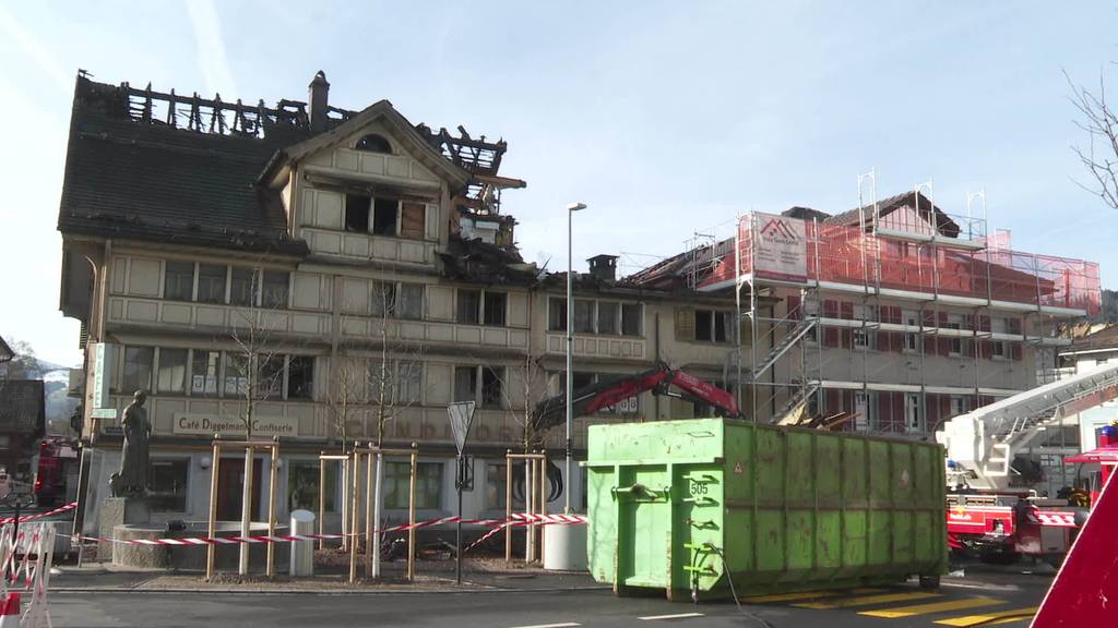 Brand in Wattwil:  Eine Frau tot aufgefunden