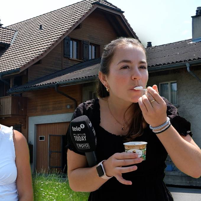 Auf dem Hof Schintbühl gibt es die beste Glace im Pilatusland