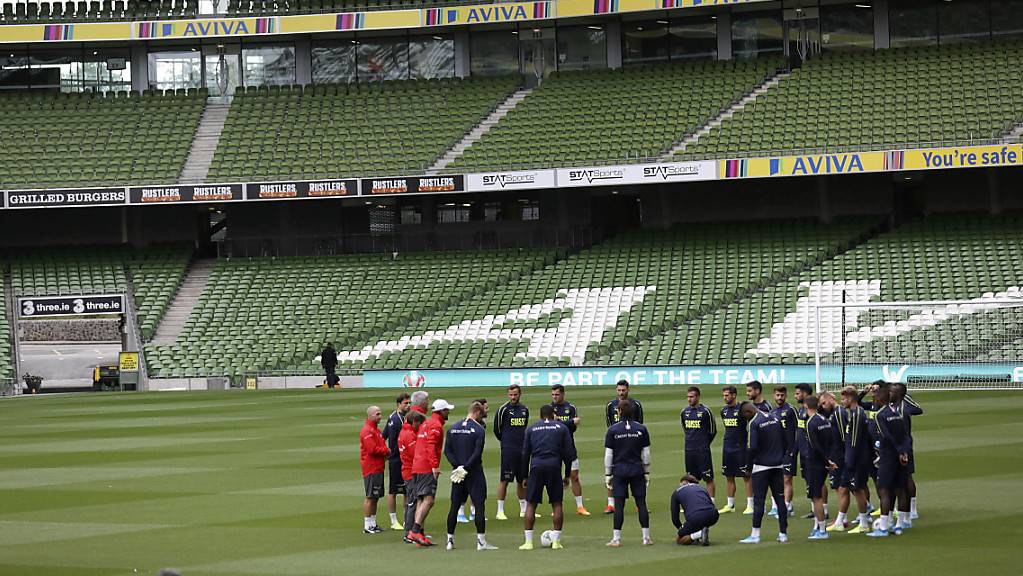 Einschwören auf Irland: Das Schweizer Nationalteam steht in Dublin vor einem schwierigen Match