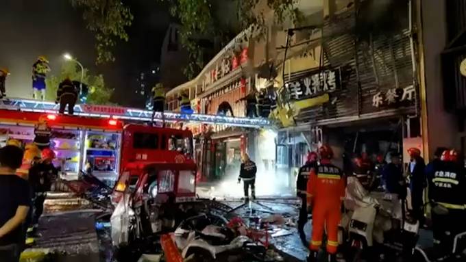 31 Menschen sterben bei Gasexplosion in Restaurant