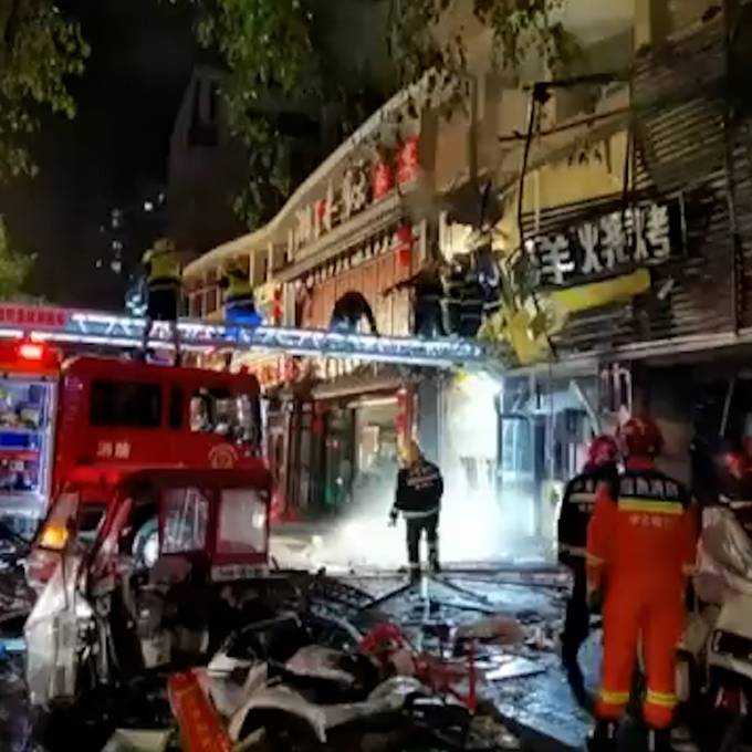 31 Menschen sterben bei Gasexplosion in Restaurant