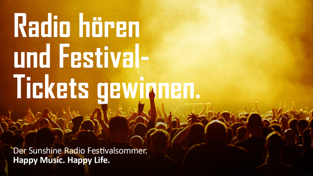 Radio hören und Festival-Tickets gewinnen