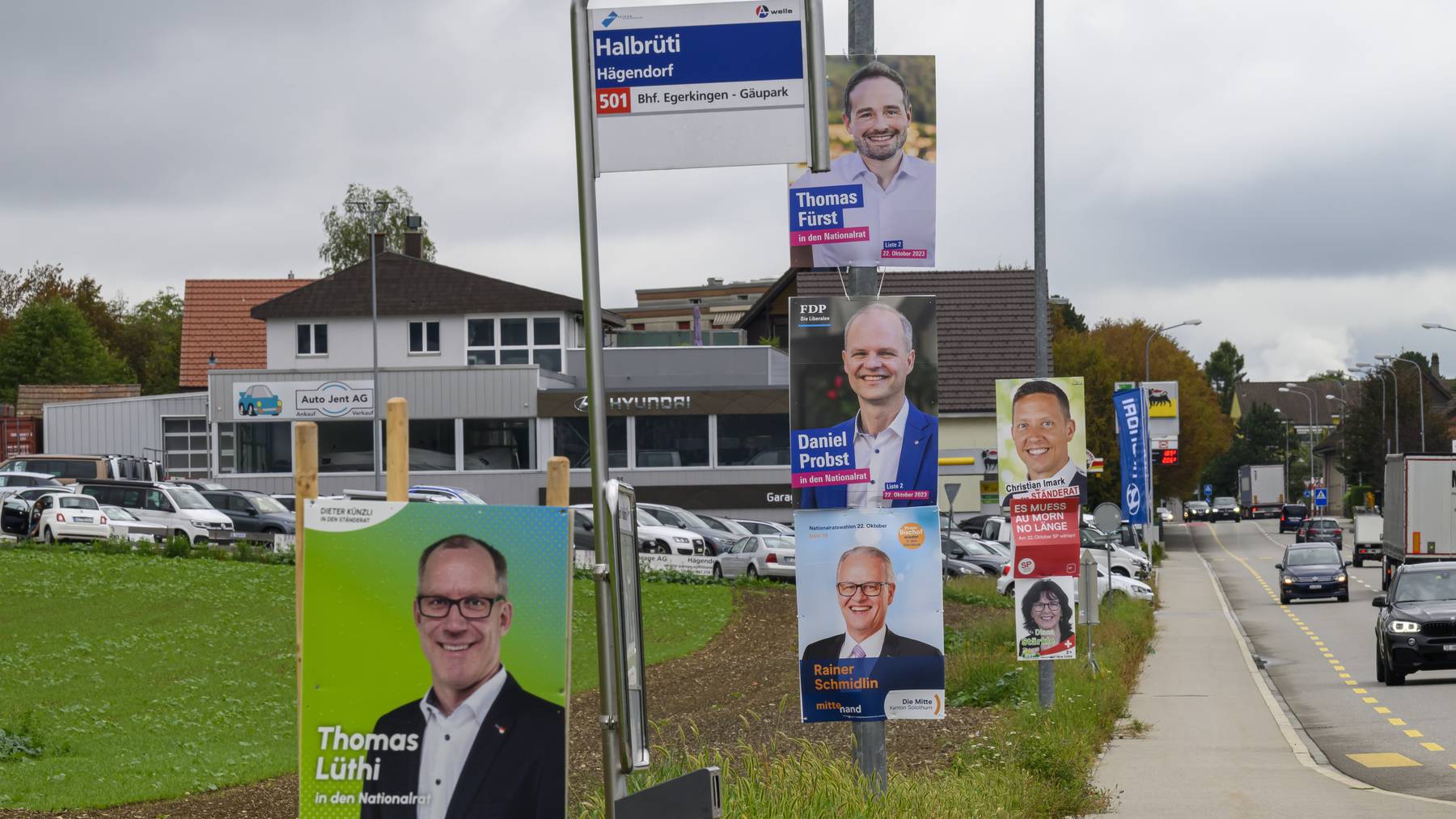 Wahlplakate Hägendorf