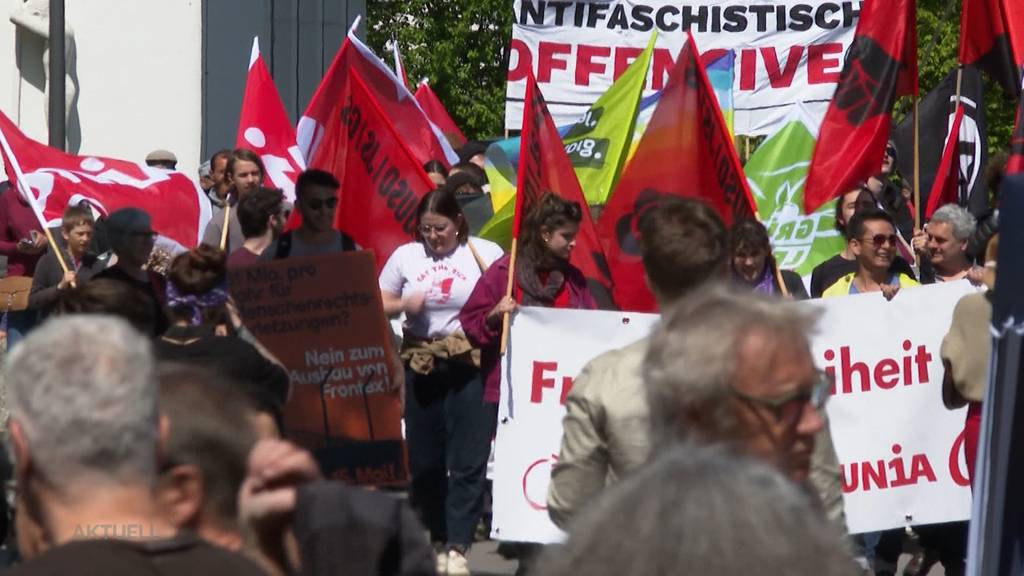 Demo in Baden, Krawall in Zürich: So wurde der 1. Mai gefeiert