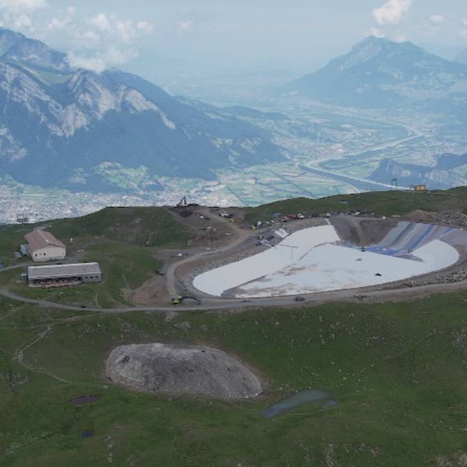 Auf dem Pizol läuft der Schlussspurt für den neuen Speichersee