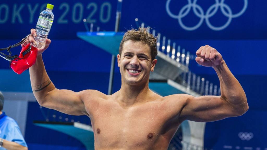 Noè Ponti erfüllte sich mit Olympia-Bronze über 100 m Delfin einen Traum