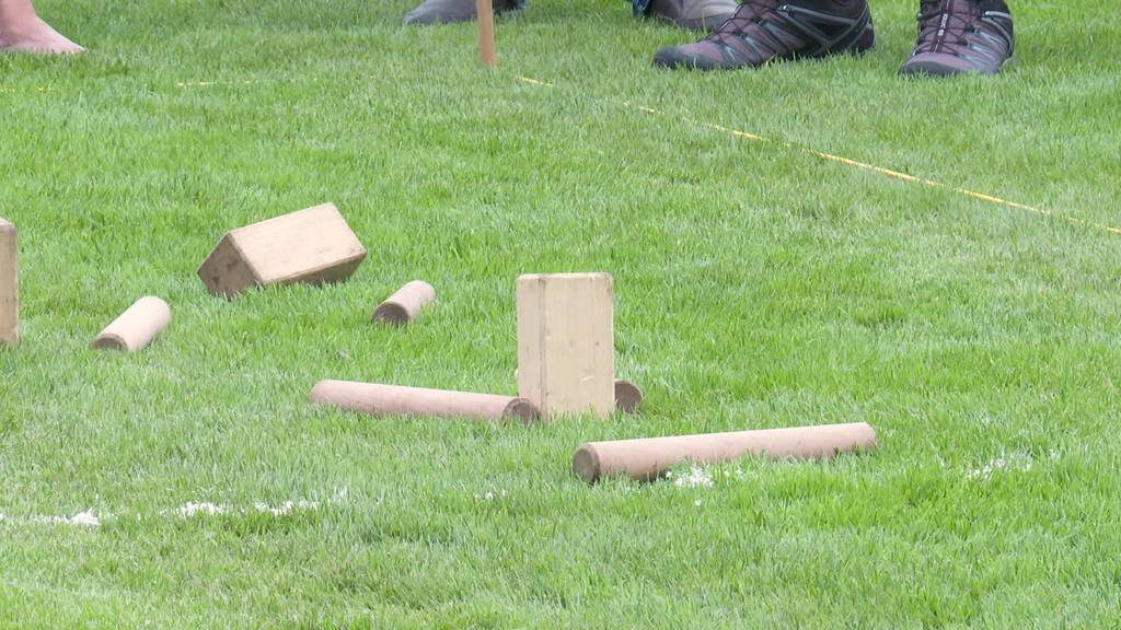 Wikingerschach: Kubb-Meisterschaft in Herisau