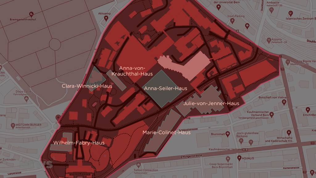 Insel-Areal: Das riesige Spitalgelände soll endlich übersichtlicher werden