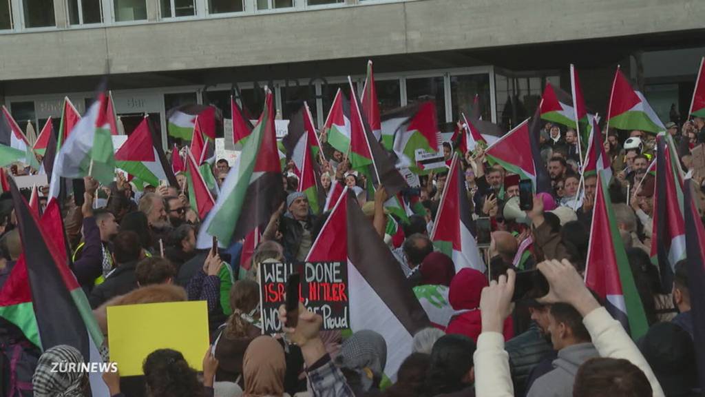 Pro-Palästina-Demo in Zürich