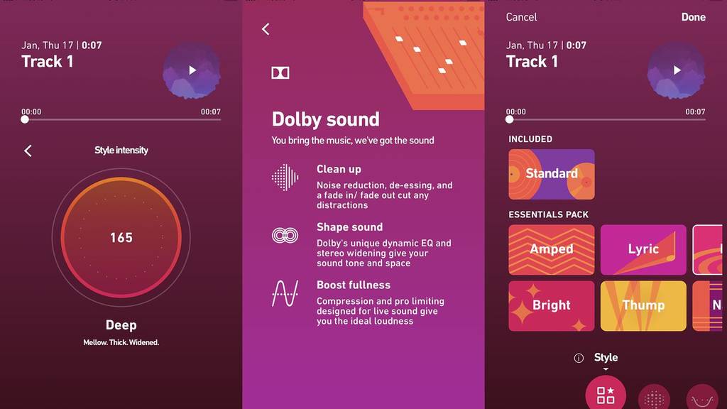 Dolby On - Das Tonstudio für dein Smartphone